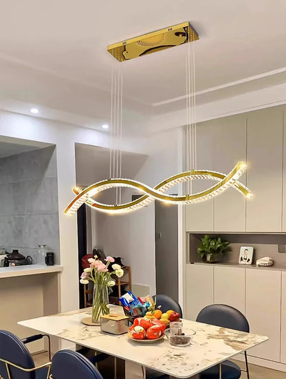 home decorationPendant lights, luxury crystal living room chandelier, dining room Pendant lamp, ceiling light, indoor lighting