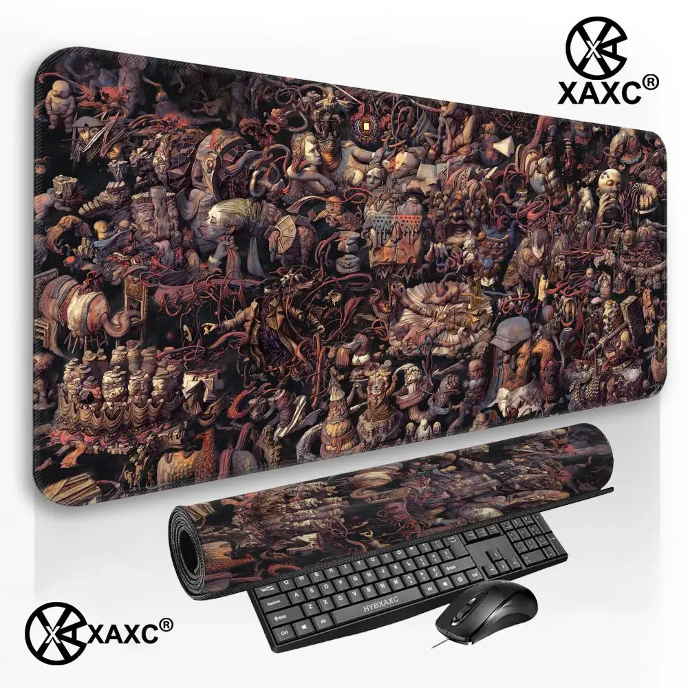 D-Disco E-Elysium Mouse Pad Large Gaming Mouse Pad Print Waterproof XXL Desk Mat For PC Laptop Non-Slip Desk Mat Carpet HYBXXC