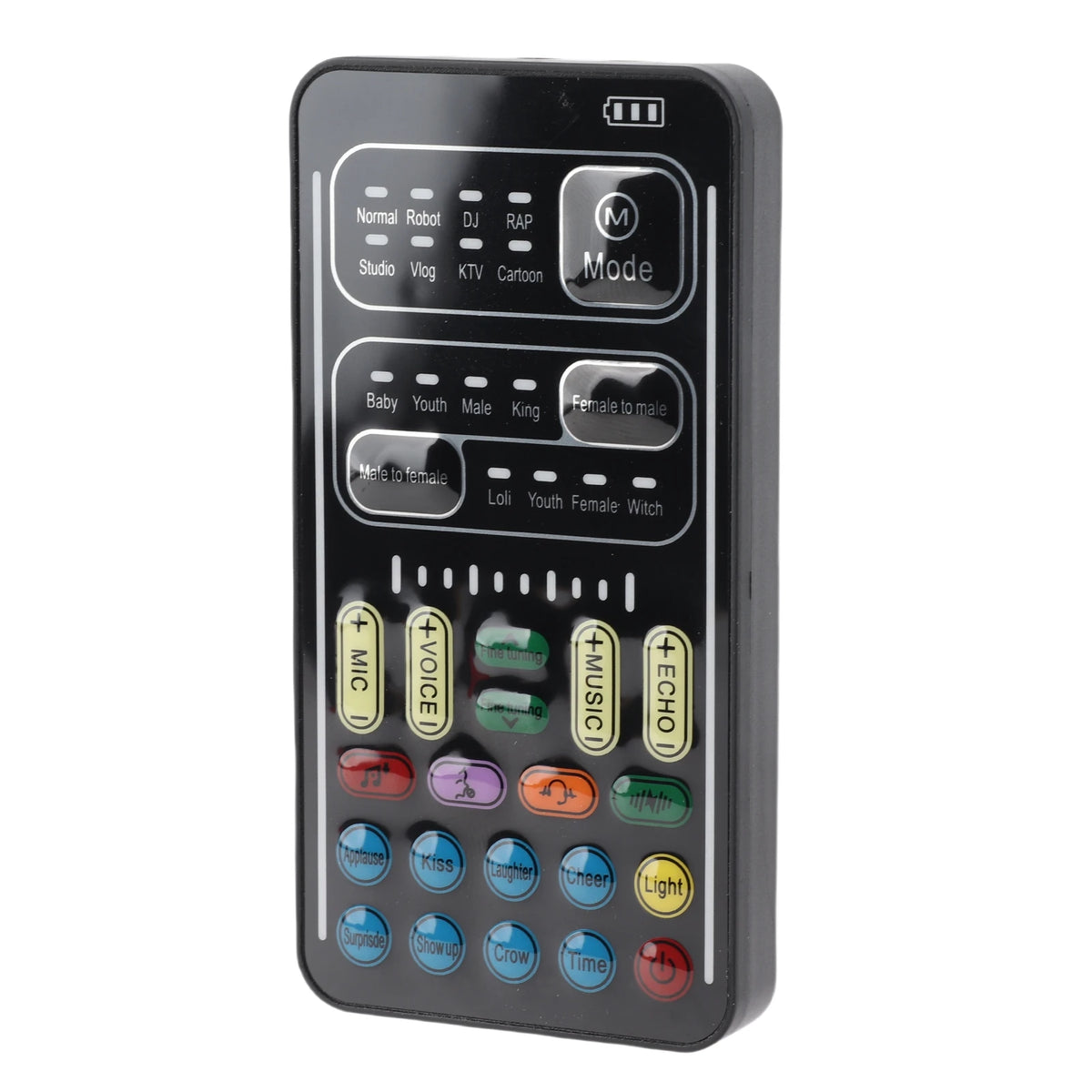 I9 Voice Changer Set Multifunction Portable Recording Mini Sound Card for Game  Recording Computer Sound Changer