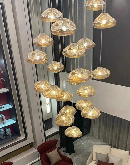 Modern Stair chandelier Pendant lights indoor lighting Ceiling lamp hanging light led Chandeliers for living room indoor lightin