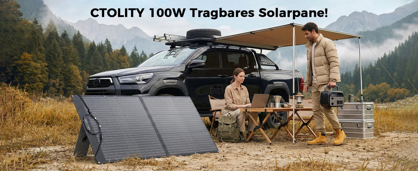 CTOLITY 200W Portable Solar Generator Kit with Foldable ETFE 100W Solar Panel 192Wh Power Station Power Bank for Outdoor Camping Emergency Use LiFePO4 Battery Home Backup Power