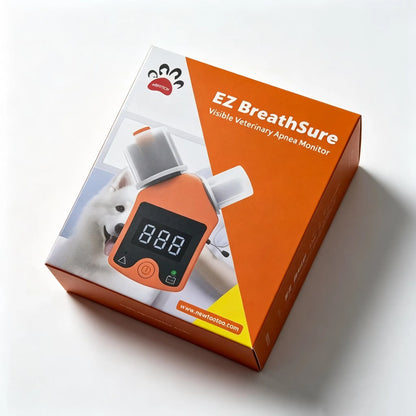 Rechargeable respiratory alarm for animals, anesthesia circuit monitor for cats and dogs, animal respiratory monitoring device