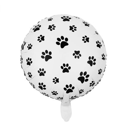Cute puppy pet birthday decoration theme balloons, first-year decoration props, party atmosphere decoration