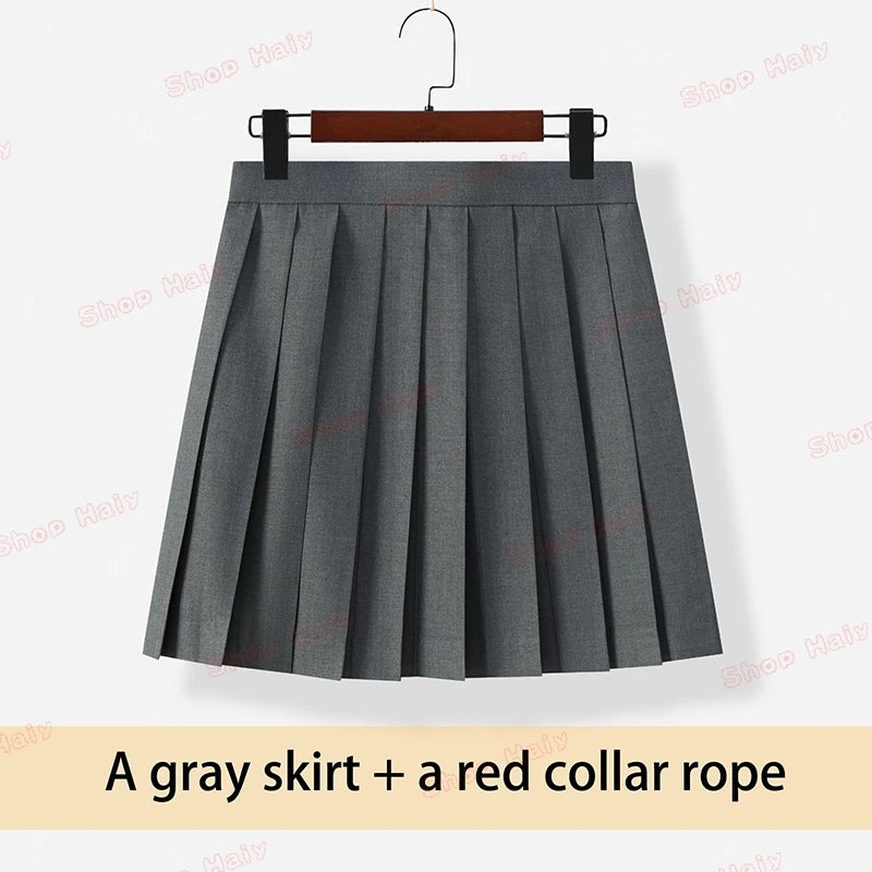 JK Japanese School Uniform Jacket Girls Multicolor Graduation Outfit for Harry Magic Academy with Sexy Pleated Skirt Tie Set New