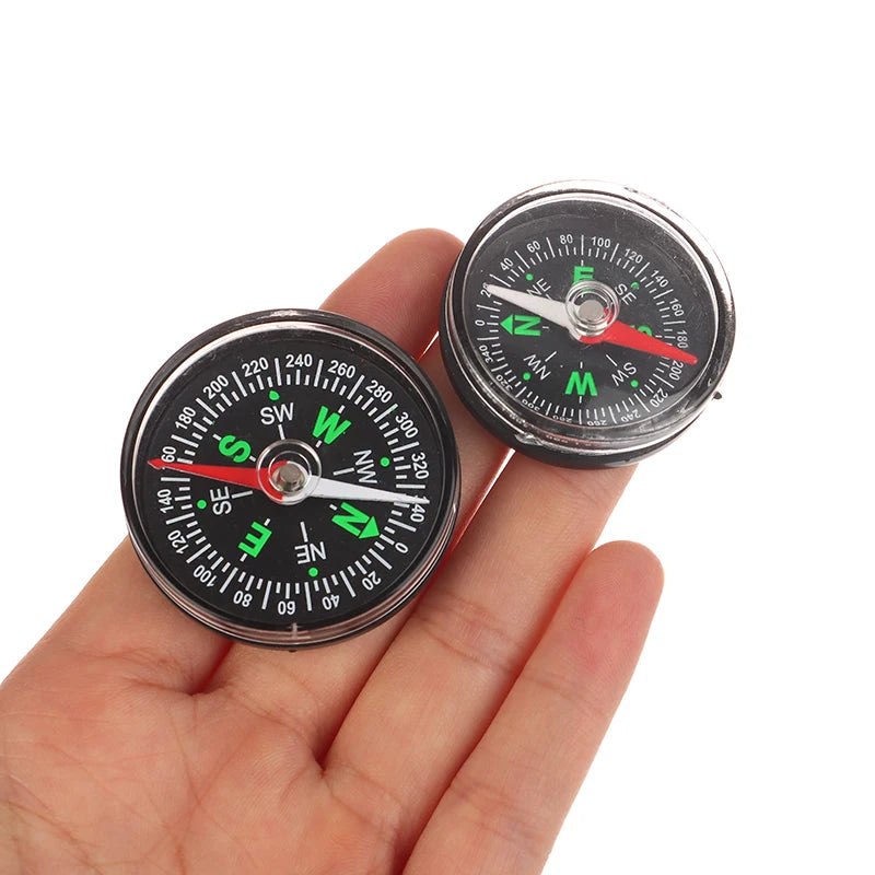 35/40MM Handheld Compass ABS Camping Pocket Compass Portable Navigation Climbing Riding Children Gift Outdoor Survival Gear