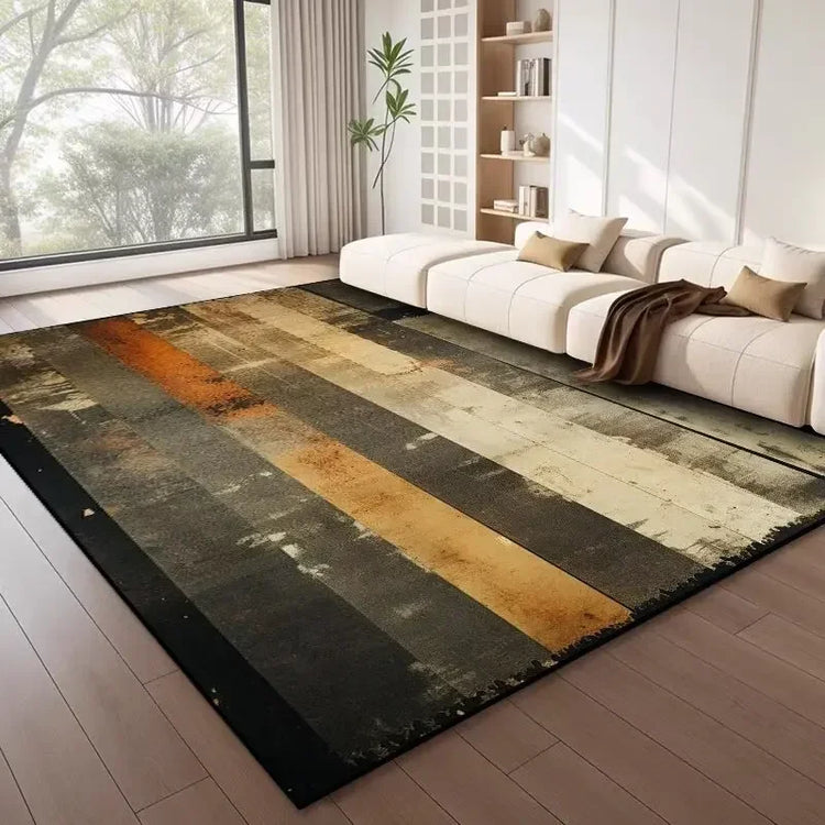 Nordic Style Geometric Large Rugs for Living Room Modern Decoration Home Carpet Light Luxury Bedroom Rug  Washable Mat