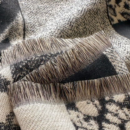 2025 Winter Warm Cashmere Scarf for Women Luxury Jacquard Pashmina Shawl Wrap Neckerchief Female Bufanda Echarpe Design Headband