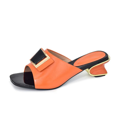 New Arrival African Women Wedding Shoes Decorated with Rhinestone Italian Pumps Women Shoe Ladies Sandals with Heels Party Pumps