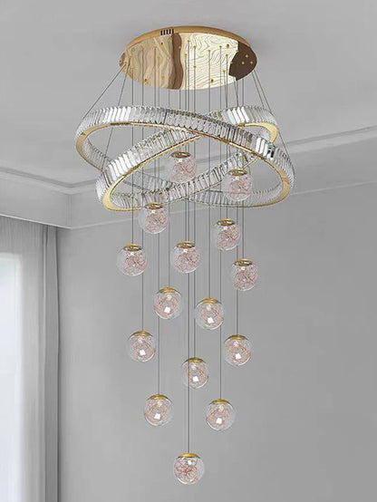 Home decorationPendant lights, luxury crystal living room chandelier, bedroom Pendant lamp, ceiling light, indoor lighting