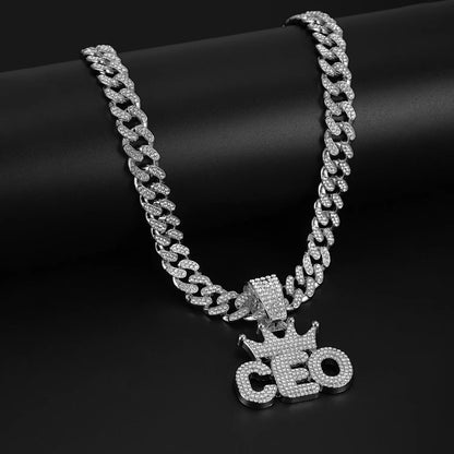 Cuban Dog Chain, Alloy Pet Dog Collar, Gold Necklace for Small to Large Dogs CEO BOSS Luxury Pendant Jewelry Accessory 2026 NEW