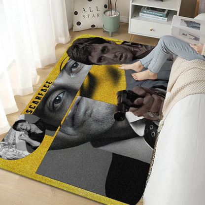 Movie Scarface Room Mats Anti-slip Absorb Water Long Strip Cushion Bedroon Mat Household Carpets