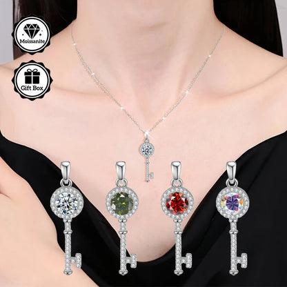 Christmas Gift for, Moissanite Necklace for Women, Jewelry for Women, Hypoallergenic Necklace, High Quality Jewelry, Bohemian,