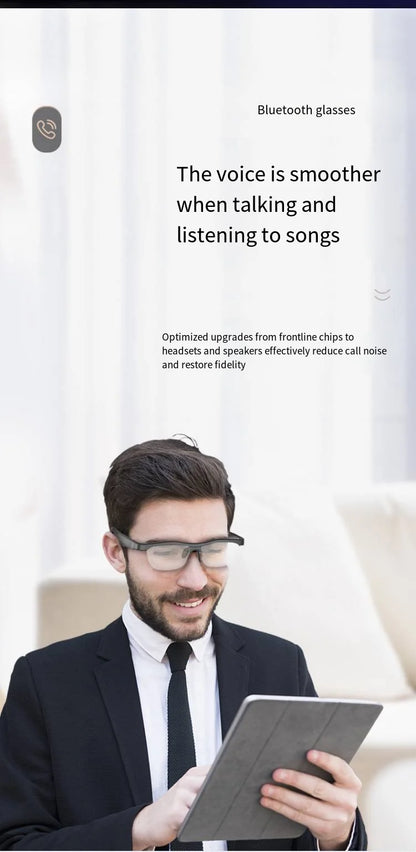 Bluetooth Smart Glasses, Directional Audio Speaker, Polarized, High Quality, Music, Speech Control, Play Phone Call,Sunglasses