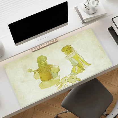 Singer Yaelokre Origins Mouse Pad Non-slip Rubber Gamer Balance Computer Mat Decoracion Deskmat Laptop Office Large