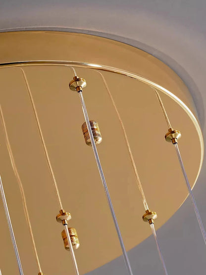 Modern home decoration crystal chandelier, stair Pendant lamp, living room Pendant lights, interior lighting