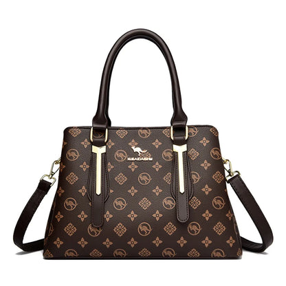 Luxury Women Handbag Fashion Print Large Capacity Shoulder Crossbody Bag Leisure Designer Soft Leather Ladies Purses and Handbag