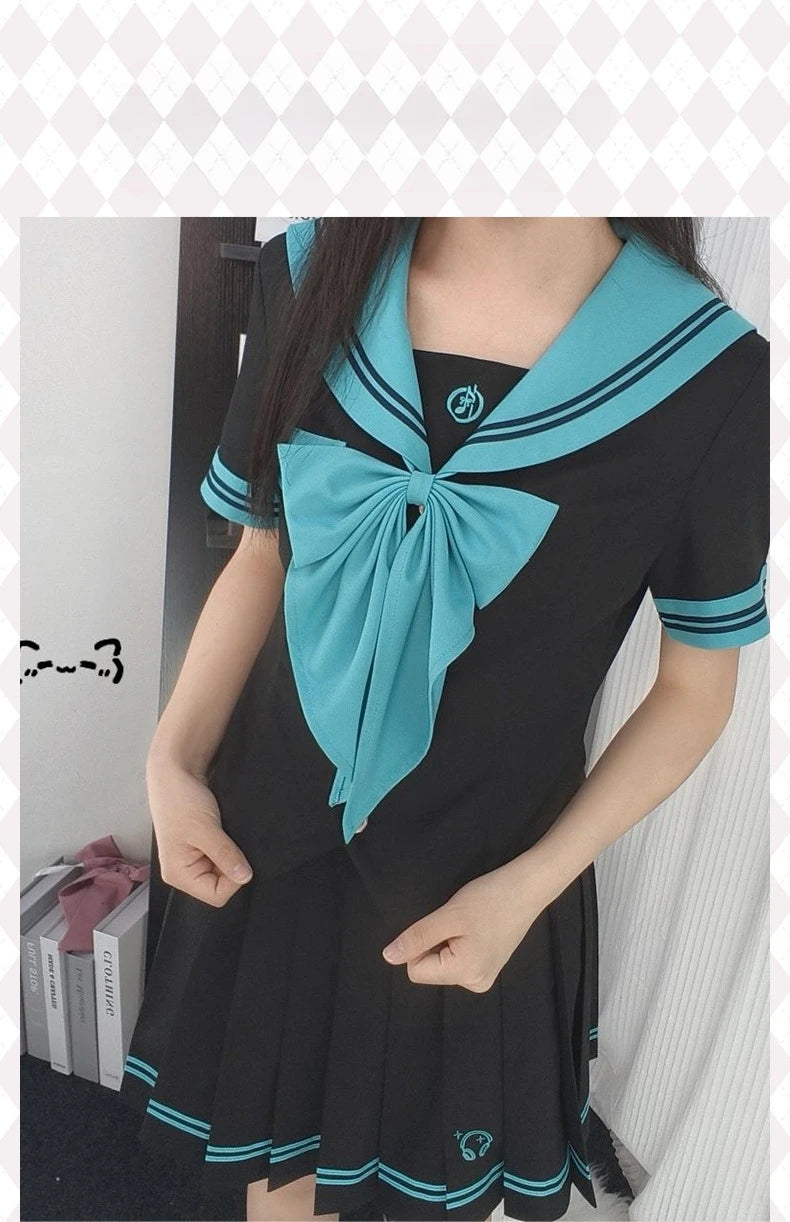 Hatsune Miku's Cute and Sweet JK Sailor Uniform Hatsune Miku Schoolgirl Uniform Set Ogura Yuzu Japanese-style School Uniform