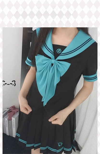 Hatsune Miku's Cute and Sweet JK Sailor Uniform Hatsune Miku Schoolgirl Uniform Set Ogura Yuzu Japanese-style School Uniform