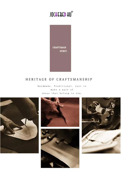 【JOCHEBED HI】Brand Genuibe Lesther Handmade Sandals Women Unique Strange Heel Luxury Slingbacks Summer Mules 34-40