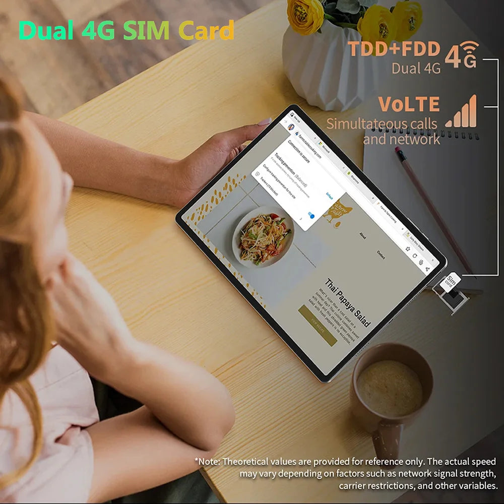 Nenmone Mpad15 14 inch Tablet 2 In 1 Tablet Laptop 14" Octa Core 16GB RAM 512GB ROM Android15 Tablet With Keyboard 2.4G/5G WiFi