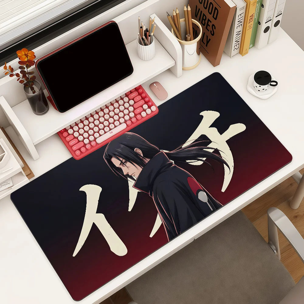 Adventure Anime N-NARUTO Mouse Pad Square Office Gaming Desk Mat Waterproof Non-Slip Rubber Decorative