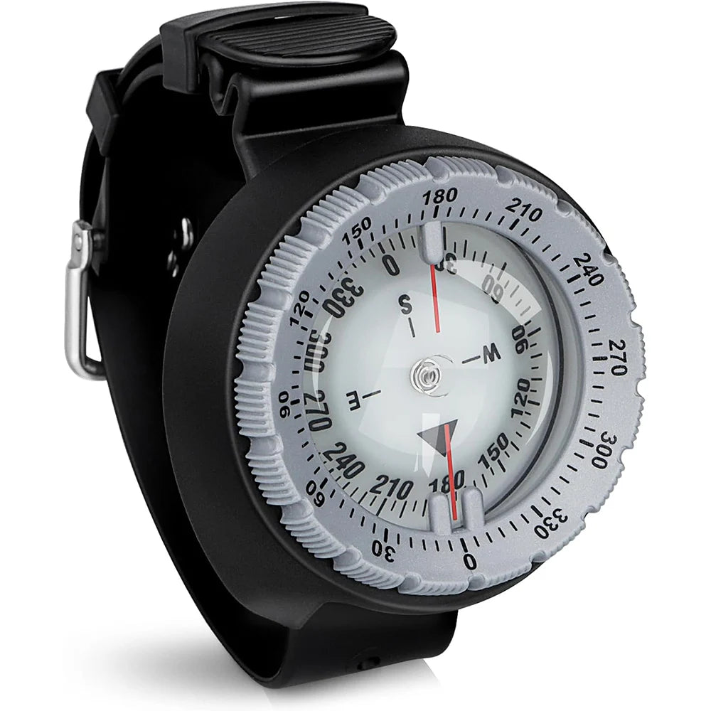 Digital Underwater 50m Diving Compass Professional Waterproof Navigator Digital Scuba Luminous Balanced Watch Swimming Outdoor