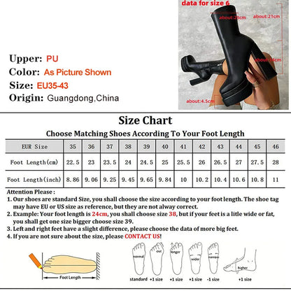 Foreign Trade Women's Shoes Fashion Super High Heels Platform Short Boots New Chunky Heel Mid-calf Boots Casual Ankle Boots CD