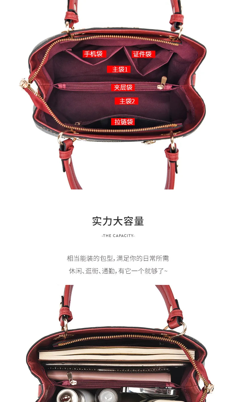 Women bag Handbags Bag for 2025 women Female luxury designer shoulder bags Large capacity fashion crossbody bag