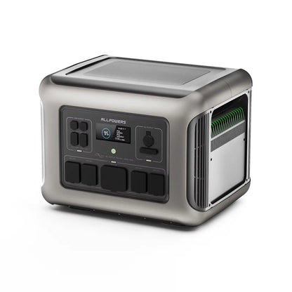 ALLPOWERS R2500 Solar Generator 2500W (4000W Peak) 1920Wh LiFePO4 Portable Power Station & SP027 100W Solar panel for Camping RV