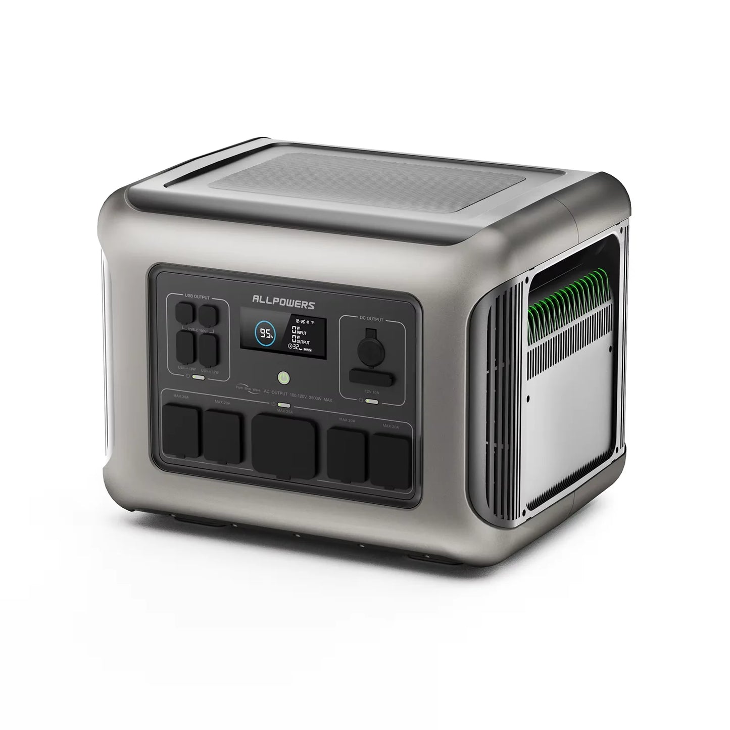 ALLPOWERS R2500 Portable Power Station 1920Wh 2500W Solar Generator & SP037 Solar Panels 400W / 2X400W Solar Charger for Camping
