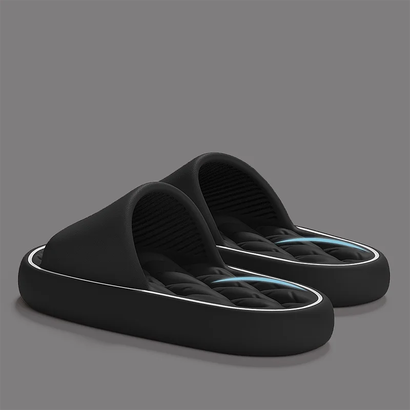 Big Size Men's Slippers Summer Ligtweight Indoor Home Bathroom Sandals Anti-Slip Soft EVA Sole Outdoor Beach Couple shoes