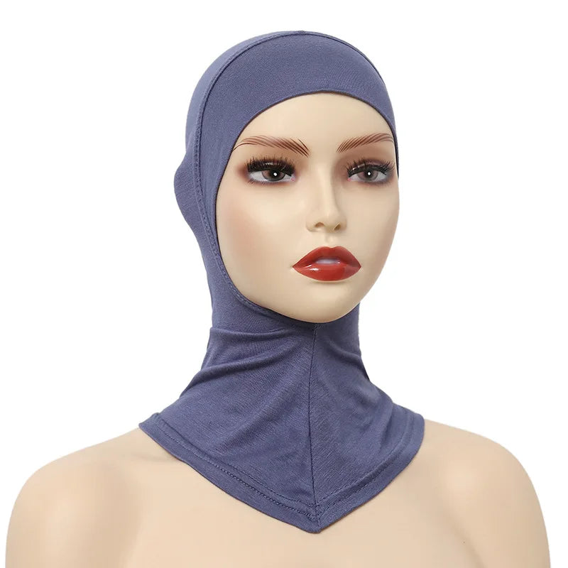 Women Muslim Underscarf Head Cover Muslim Headscarf Inner Hijab Caps Islamic Underscarf Ninja Hijab Scarf Hat Cap Bonnet