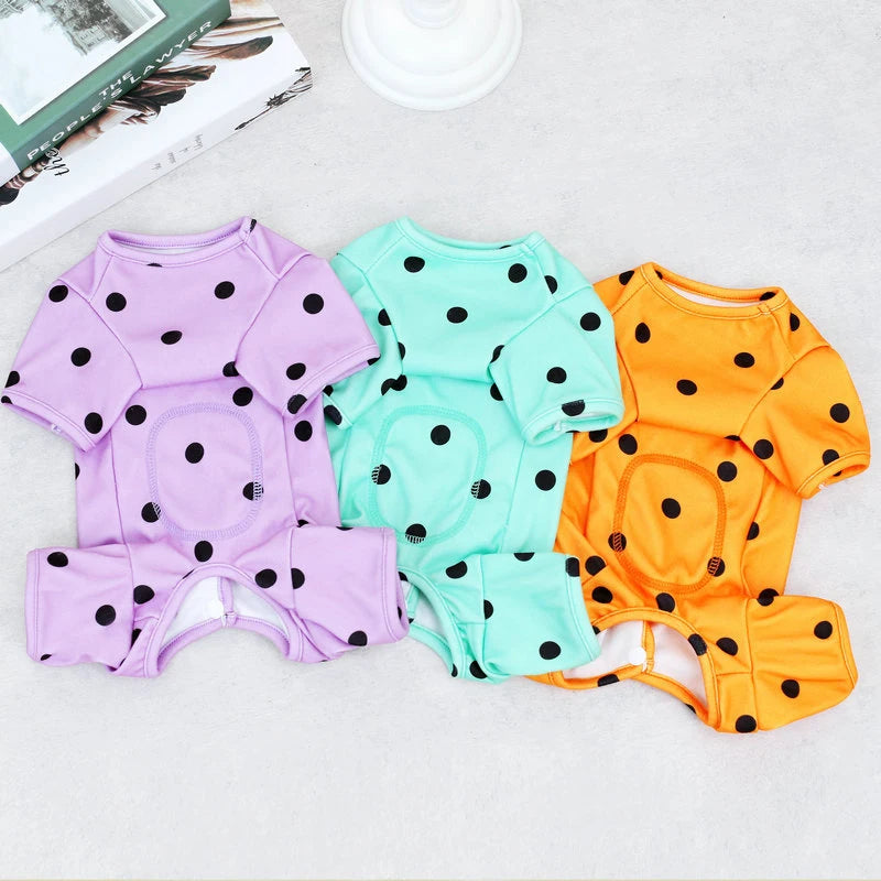 Dog Clothes Green Purple Dog Costume Suits Wrapped Belly Overalls Tracksuit For Small Dogs Chihuahua York Puppy Jumpsuit Pajamas