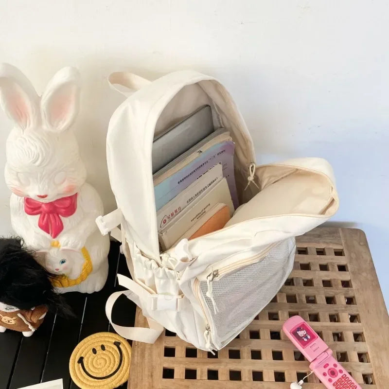 Japanese Kawaii Itabag Women New 2026 Transparent Backpack Women Large Capacity Ita Backpack School Bags for College Student JK