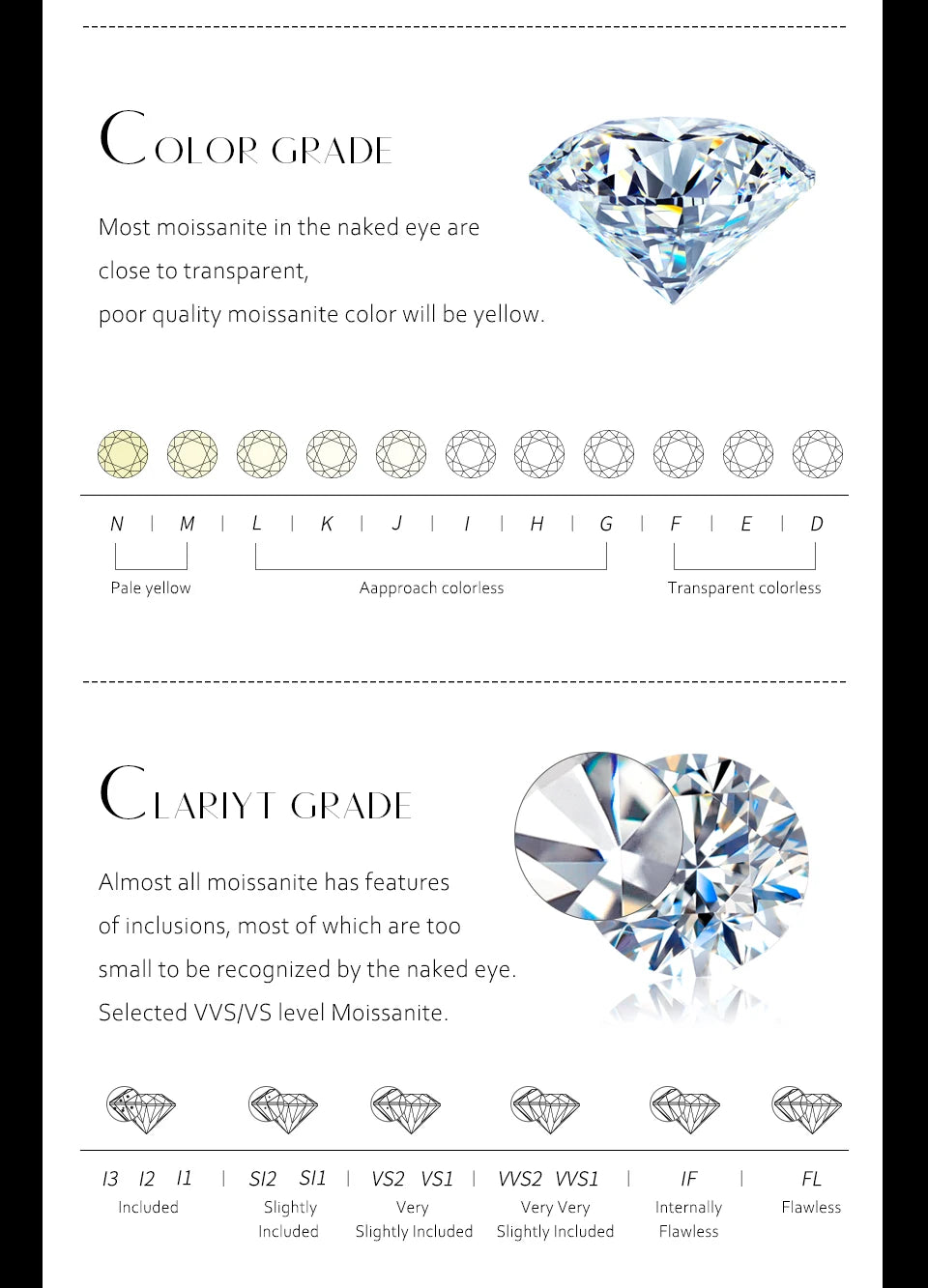 ATTAGEMS 1.0ct Round Engagement Ring 18K Yellow Gold Plated 925 Sterling Silver Diamond Moissanite Rings For Women Fine Jewelry