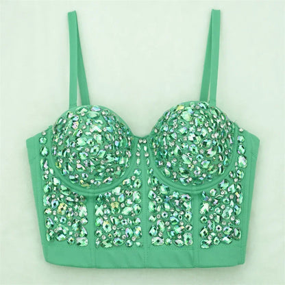 Sexy Party Corset Tops Woman Tank Streetwear Camis Bustier Fashion y2k Crop Top Women Clothes Summer Club Shirt Ladies Bra Blusa