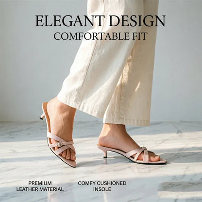 Sexy High Heels Slippers Pointed Toe Heels Shoes for Woman Sandals Luxury Dress Slides Elegant Pumps Party Mujer Flip Flops
