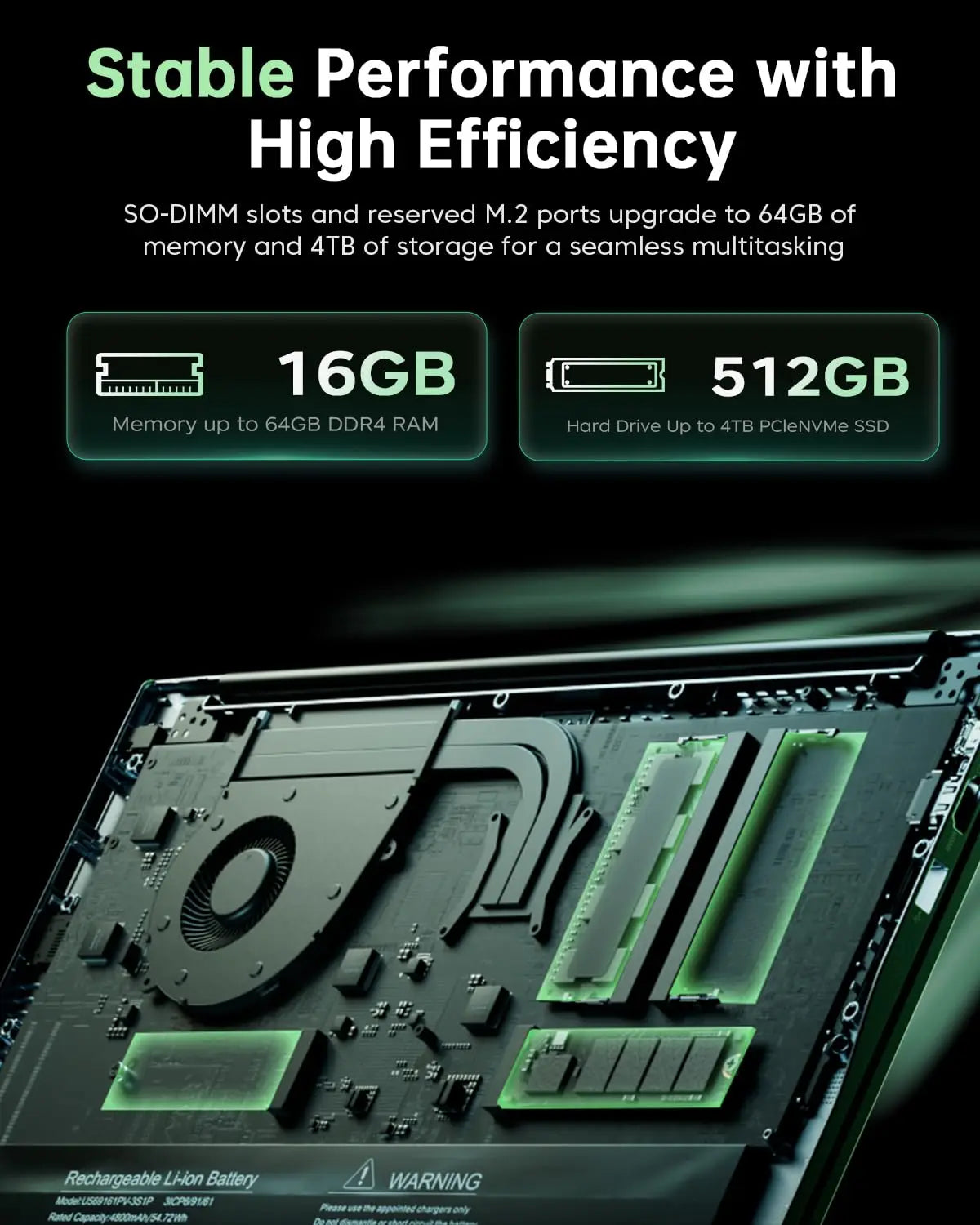 ACEMAGIC 15.6" FHD Laptop AMD Ryzen 7 5700U 16GB DDR4 512GB SSD Windows 11 Pro Lightweight for Gaming Notebook Business Student