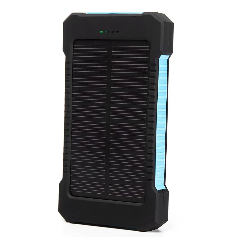 20000mAh Portable Solar Power Bank Waterproof External Battery Backup Powerbank 20000 MAh Phone Battery Charger LED Power Bank