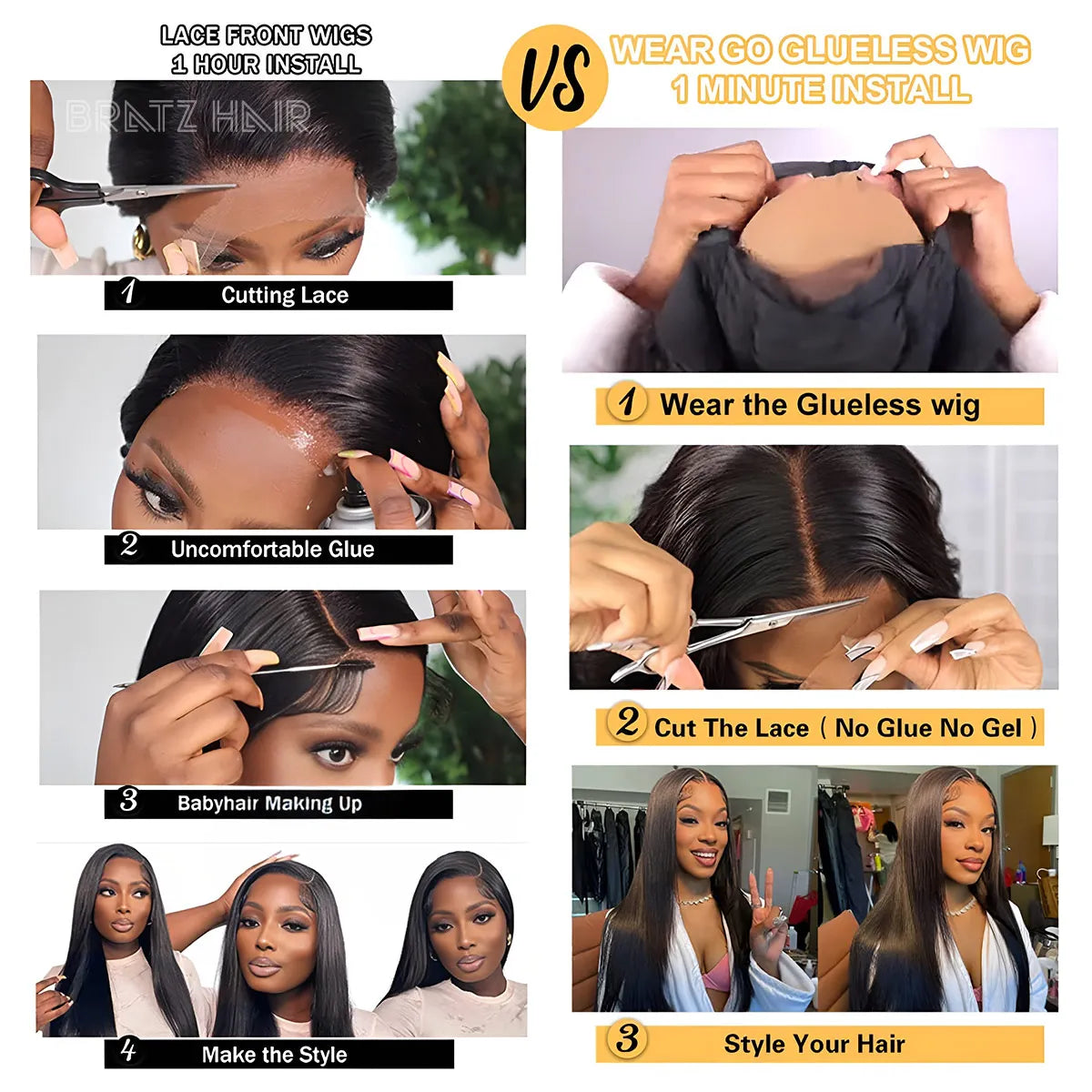 Glueless 13x4 Lace Frontal Pixie Curly Wig Human Hair 360 13x6 Deep Wave Wigs for Woman Ready to Wear Glueless Wigs 300 Density