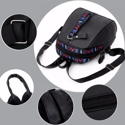 Women Backpacks Fashion LOVE Casual Shoulder Bag Back Pack School Backpack