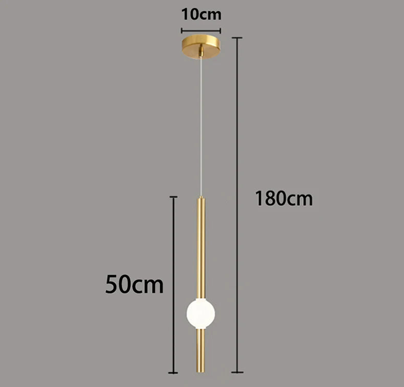 1pc Modern Home Decor LED Lights Bedroom Lamp Bedside Pendant Light Lamps LED Chandeliers Hanging Light Indoor Lighting