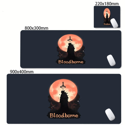 HD Printing Bloodborne Large Size Pc Mousepad Game Decoration Computer Non-slip Rubber Mouse Pad Office Keyboard Desk Mat Carpet