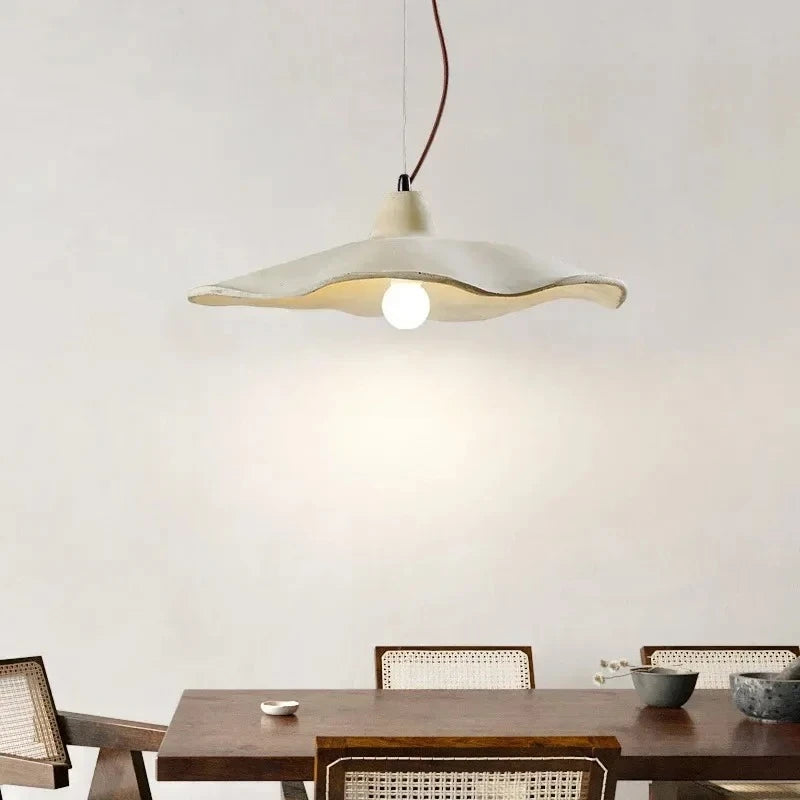 Japanese Wabi-Sabi Chandelier Bedroom Restaurant Bar Nordic Cream Style Modern Art Medieval Vintage Pendant Lights LED Lights