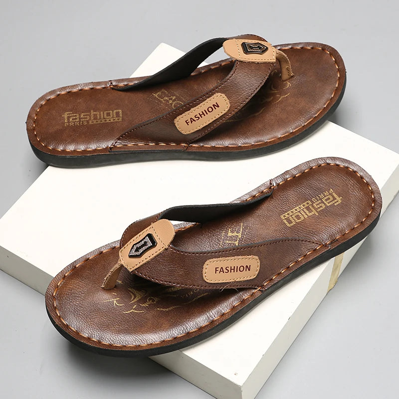 Hot-selling Summer Slippers for Men Soft Sole Slides New Arrival Male Flip Flops Leisure Walk Men's Casual Sandals New Half Drag