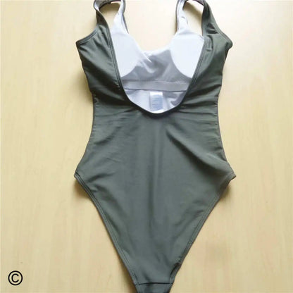 S - 6XL Sexy Female Plus Size Large Size One Piece Swimsuit Backless Monokini Swimwear Women Bather Bathing Suit Swim V128C
