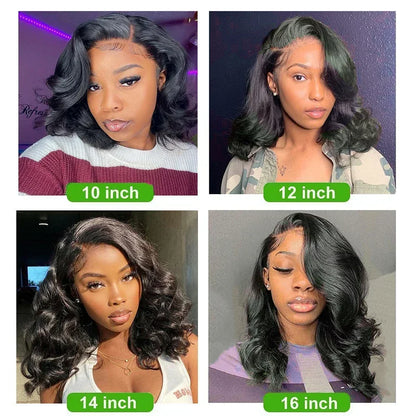 2026 HOT SALE Body Wave Lace Front Wig PrePlucked Brazilian Human Hair Lace Frontal Wigs For Women Lace Closure Wig