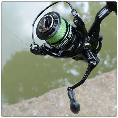 Hirisi Carp Fishing Spinning Reel 15-20KG Max Drag 5.2:1 Gear Ratio Metal Spool Waterproof Smooth Heavy Duty HD4000