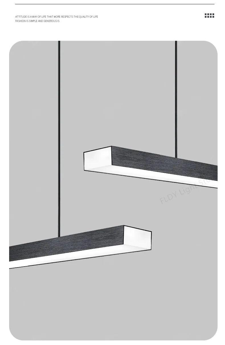 Pendant lights restaurant lights Nordic modern minimalist office long bar dining room chandeliers kitchen lamps LED Chandelier