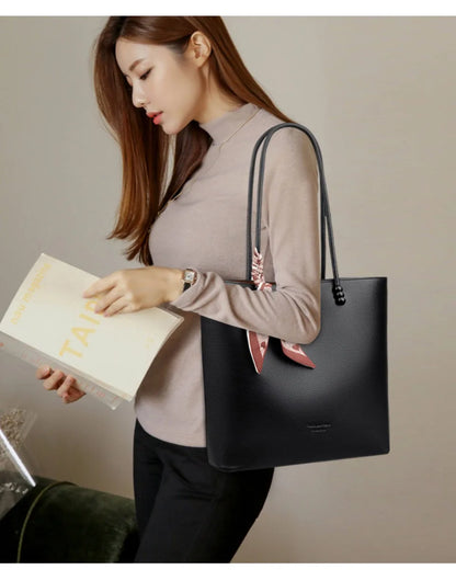 Genuine Brand Luxury Purses and Handbags Women Bags Designer Soft Leather Shoulder Top-handle Commute Bag Female Sac A Main Tote
